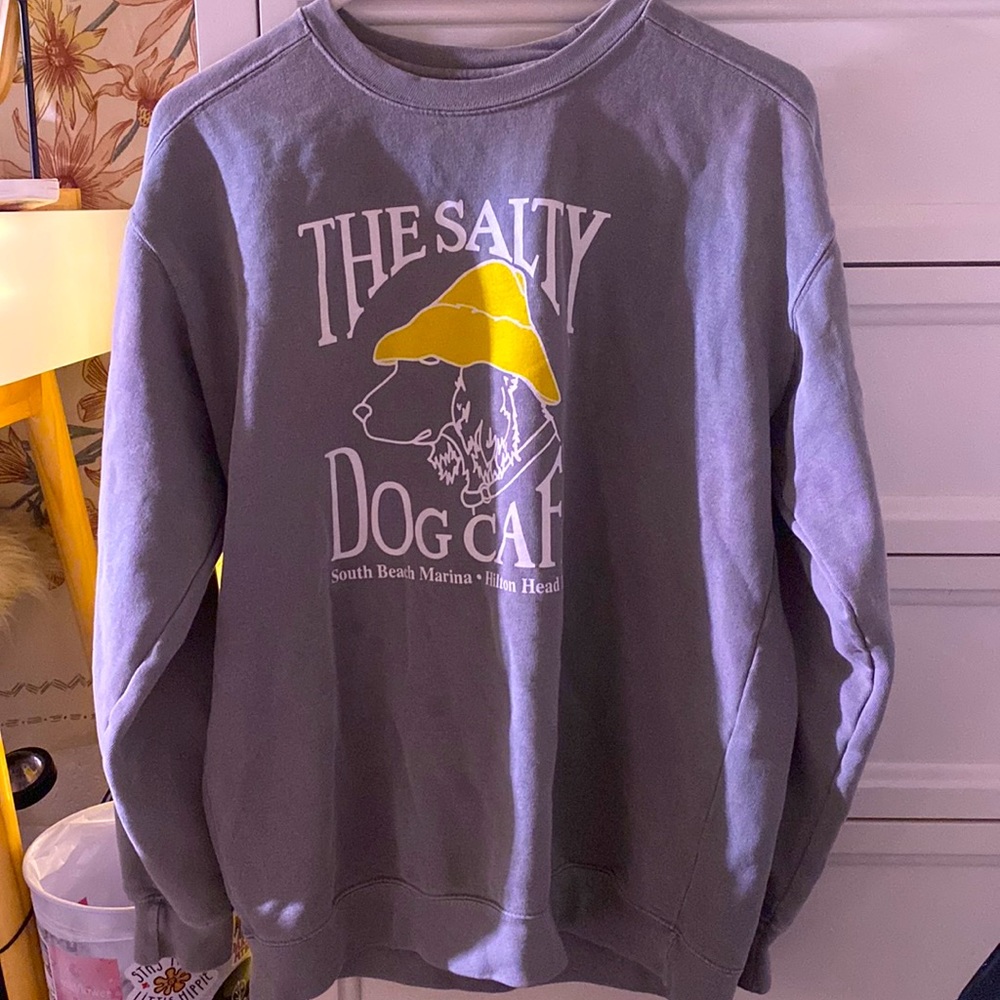 Gray salty dog cafe crewneck